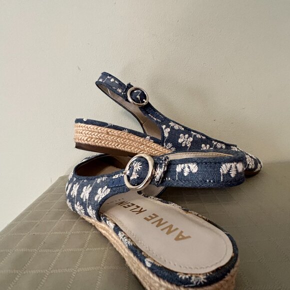 Anne Klein Marta Slingback Espadrilles - Low Heel - Siz… - Picture 5 of 9